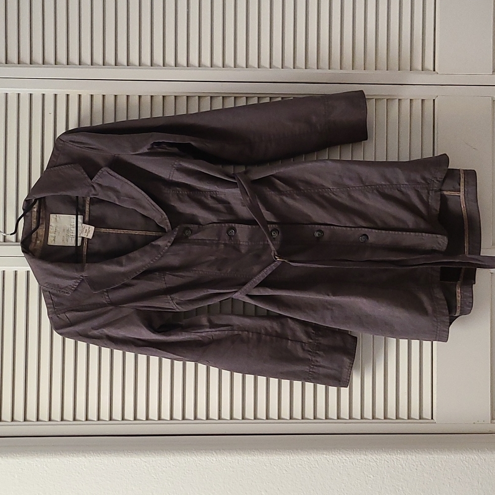 Free people trench jacket in khaki